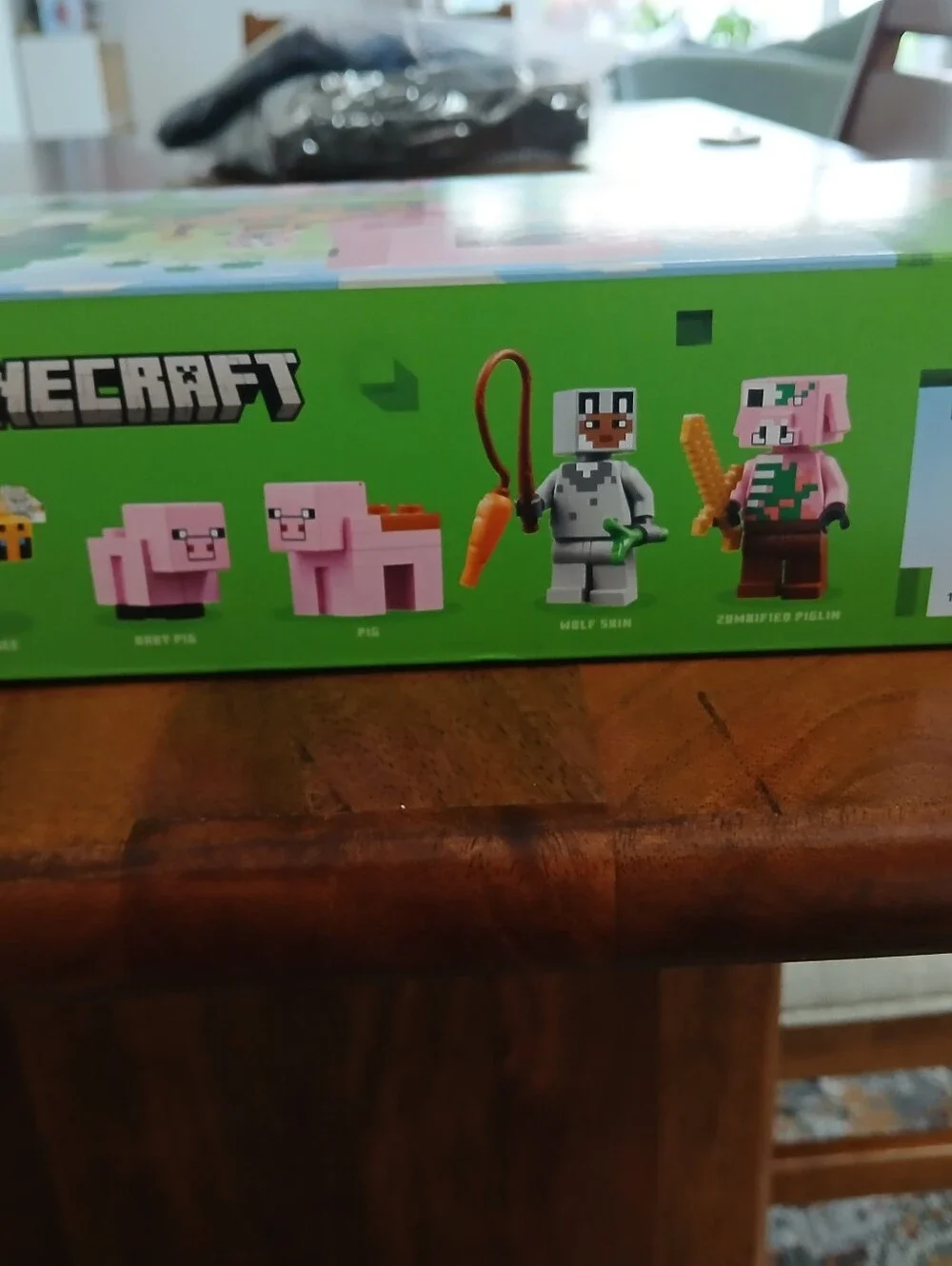 Lego Minecraft Pig House Playset - Pink and Green NIB Ages7+ 238 Pieces